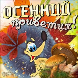 Для тебя анимация привет осенний