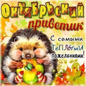Позитивная gif анимация приветик