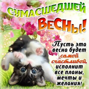 Готовые бесплатные открытки счастливой весны