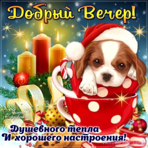 Доброго зимнего вечера гифки