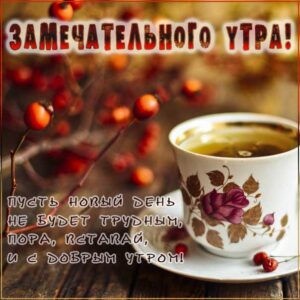 Привет утро осень картинки