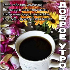 Утро лучезарное открытки блики