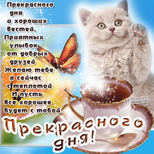 Открытки хорошего дня и настроения
