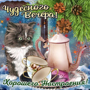 Картинка хорошего вечернего настроения