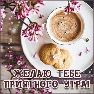 Желаю тебе приятного утра