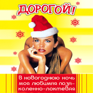 В новогоднюю ночь моя любимая…