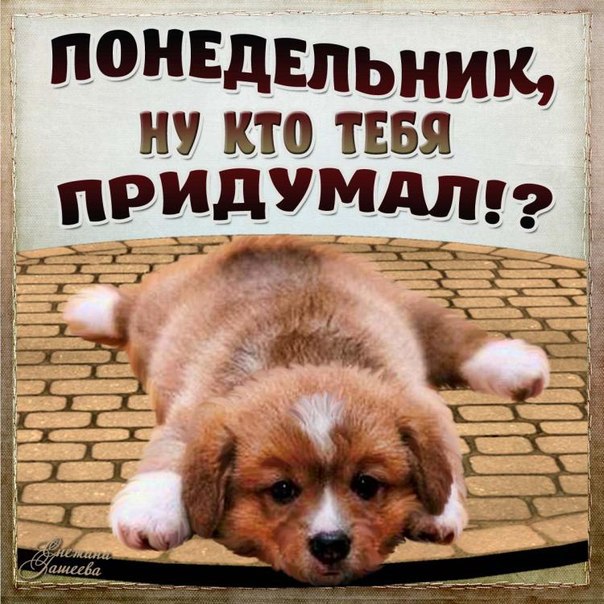 Анимационные открытки понедельник